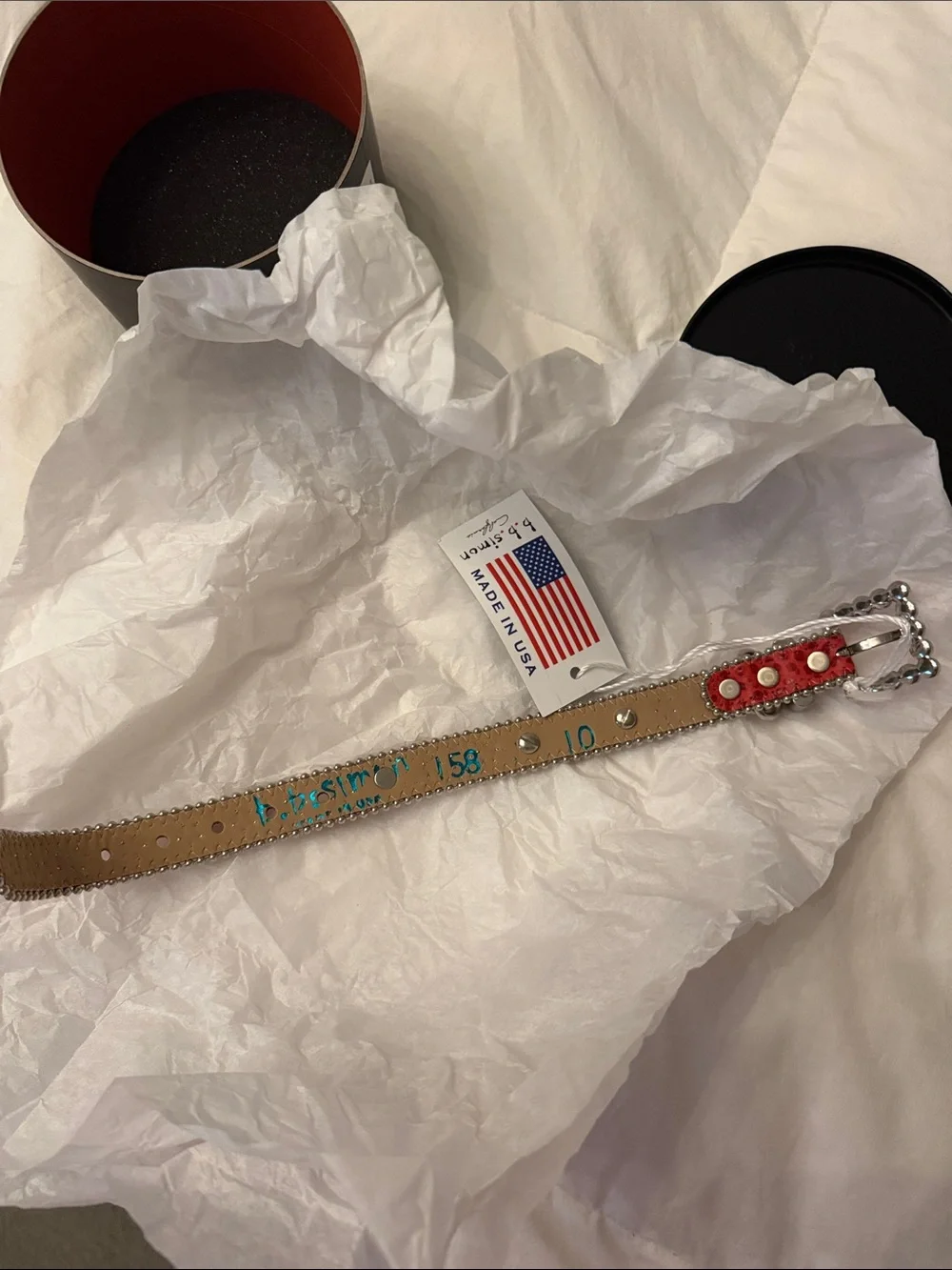 NWT AUTHENTIC SUPREME B.B. Simon dog collar